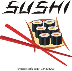 Sushi vector illustration