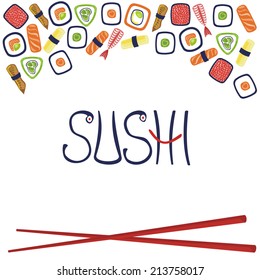 Sushi vector illustration