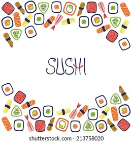 Sushi vector illustration