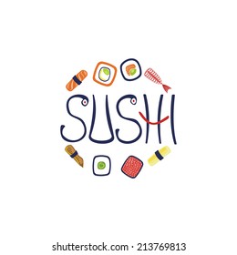 Sushi vector illustration