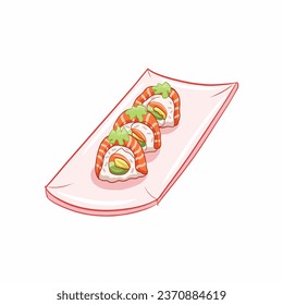 Sushi Vector Illustration for Design