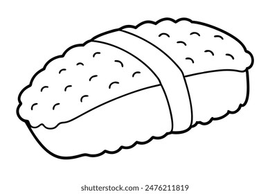 sushi  Vector Illustration for Graphic Design Projects