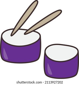 sushi Vector illustration on a transparent background.Premium quality symmbols.Vector line flat icon for concept and graphic design.
