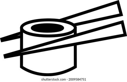 Sushi-Vektorliniendesign
