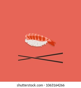 Sushi Vector Template Design Illustration