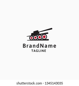 Sushi war Tank Logo Design Icon Design Template flat Vector