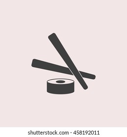 Sushi web icon. Isolated illustration