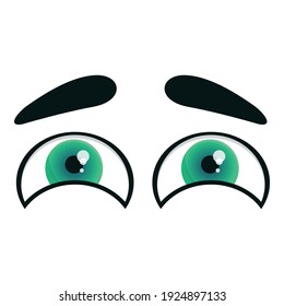 Suspect eyes icon. Cartoon of suspect eyes vector icon for web design isolated on white background