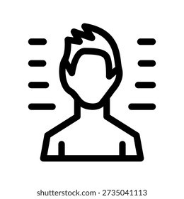 Suspected Icon Vector Symbol Design Illustration