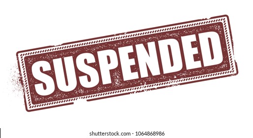 Suspended Rubber Stamp