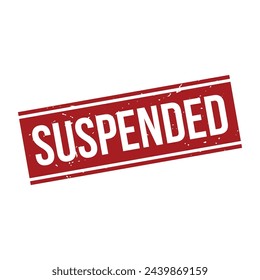 Suspended Stamp, Suspended Grunge Square Sign