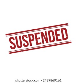 Suspended Stamp, Suspended Grunge Square Sign