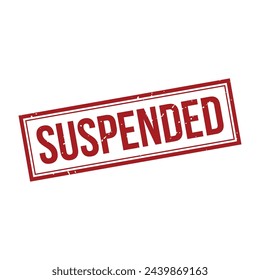 Suspended Stamp, Suspended Grunge Square Sign