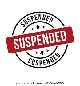 Suspended Stamp, Suspended Round Sign