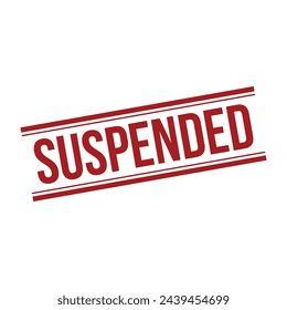 Suspended Stamp, Suspended Square Sign