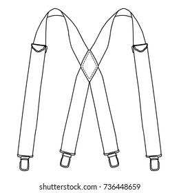 Suspender / Braces / Sketch / Fashion