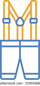 Icono de vector suspensores. Se puede usar para imprimir, móviles y aplicaciones web.