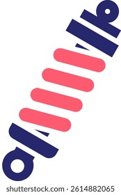 Suspension Icon Fill Vector Illustration