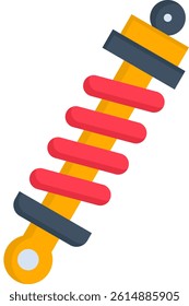 Suspension Icon Flat Vector Illustration