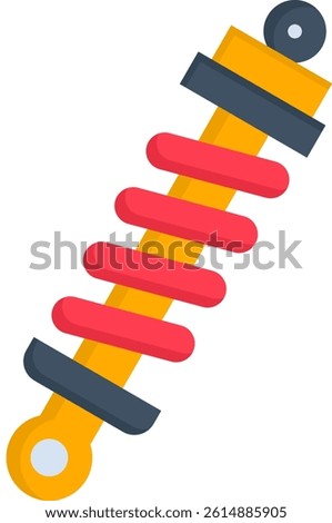 Suspension Icon Flat Vector Illustration