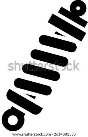 Suspension Icon Glyph Vector Illustration