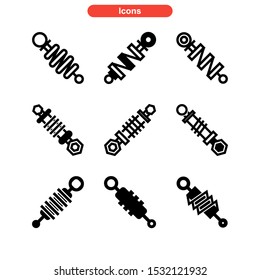 Suspension icon isolated sign symbol vector illustration - Collection of high quality black style vector icons
