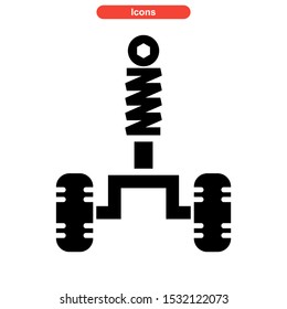 Suspension icon isolated sign symbol vector illustration - high quality black style vector icons
