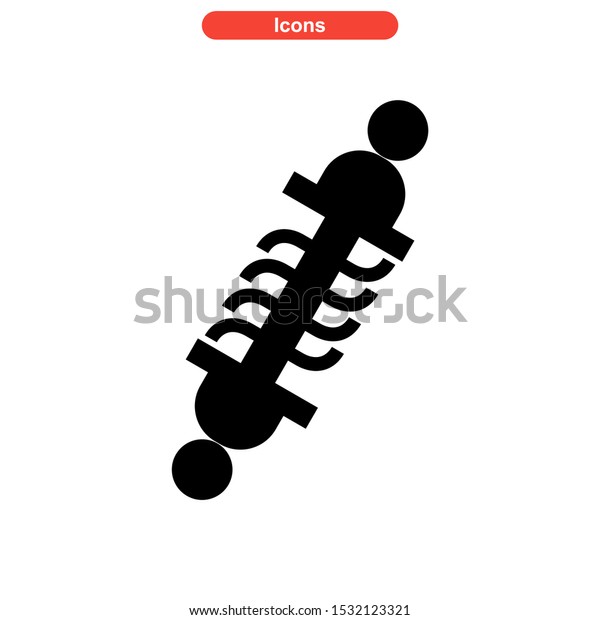 Suspension icon isolated sign symbol\
vector illustration - high quality black style vector\
icons\

