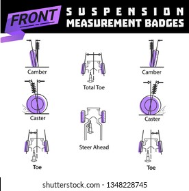 Suspension is the system of tires, tire air, springs, shock absorbers and linkages that connects a vehicle to its wheels and allows relative motion between the two