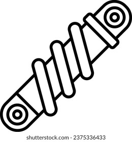 Suspension vector icon. Can be used for printing, mobile and web applications.
