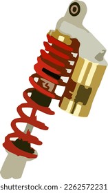 
suspension vector of the motorcycle