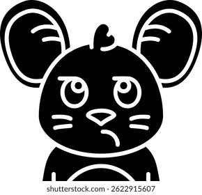 Suspicious Line vector Icon Design