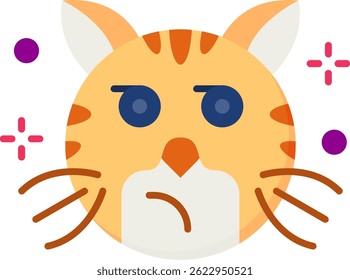 Suspicious Line vector Icon Design