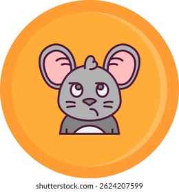 Suspicious Line vector Icon Design