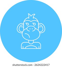 Verdächtige Linie, Vektorsymbol-Design