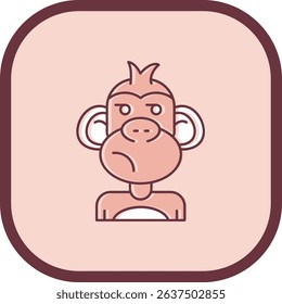 Suspicious Line vector Icon Design