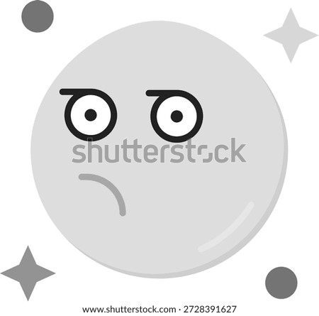 Suspicious Line vector Icon Design