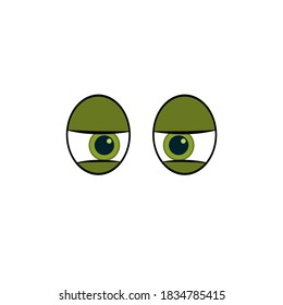 Suspicious And Sneaky Eyes From Green Eyes Series Of Frankenstein 