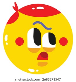 Ilustración vectorial sospechosa. Diseño minimalista plano. Ilustración editable para el Web, móvil, impresión