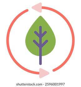 Sustain Charity Business icon illustration