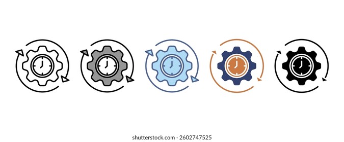 Sustain icon with multiple style