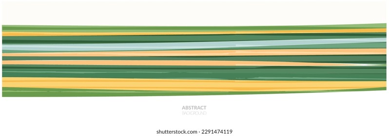 Sustancia texturada verde y sustentable para la pancarta ecológica. Plantilla del Día Mundial del Medio Ambiente. Paisaje horizontal agrícola, diseño de cabecera ecológica, panorama rural. Naturaleza sostenida