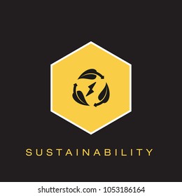 Sustainability Icon Concept