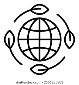 Sustainability Icon Element For Design