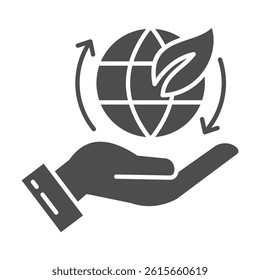 Sustainability Icon Element For Design
