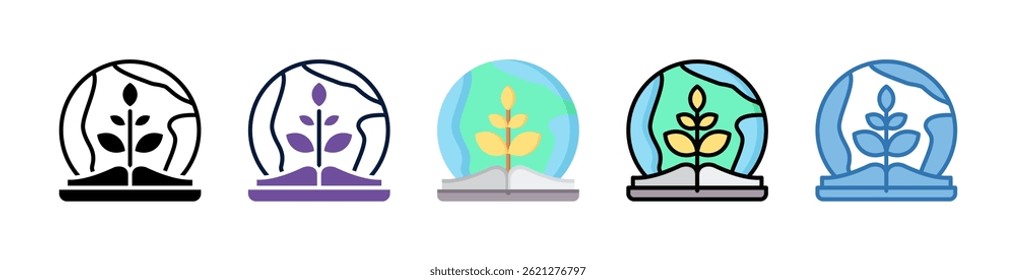 Elemento de icono de sostenibilidad para el diseño