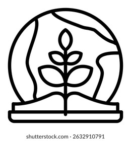 Sustainability Icon Element For Design