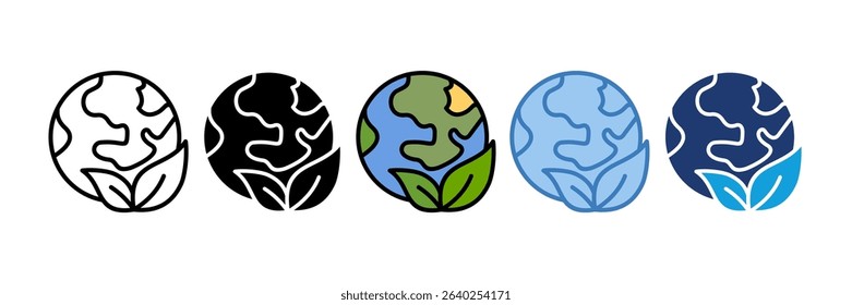 Sustainability Icon Element For Design