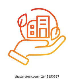 Sustainability Icon Element for Design
