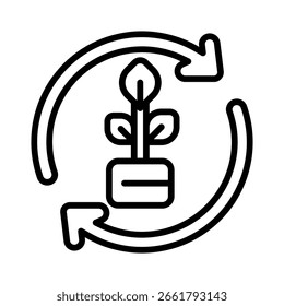 Nachhaltigkeitssymbol für Design